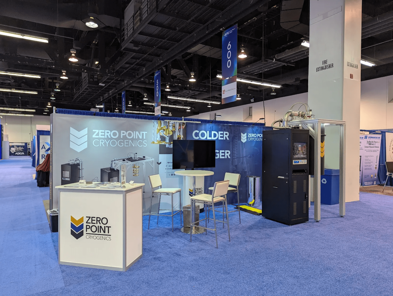 Zero Point Cryogenics Booth at APS Global Physics Summit 2025
