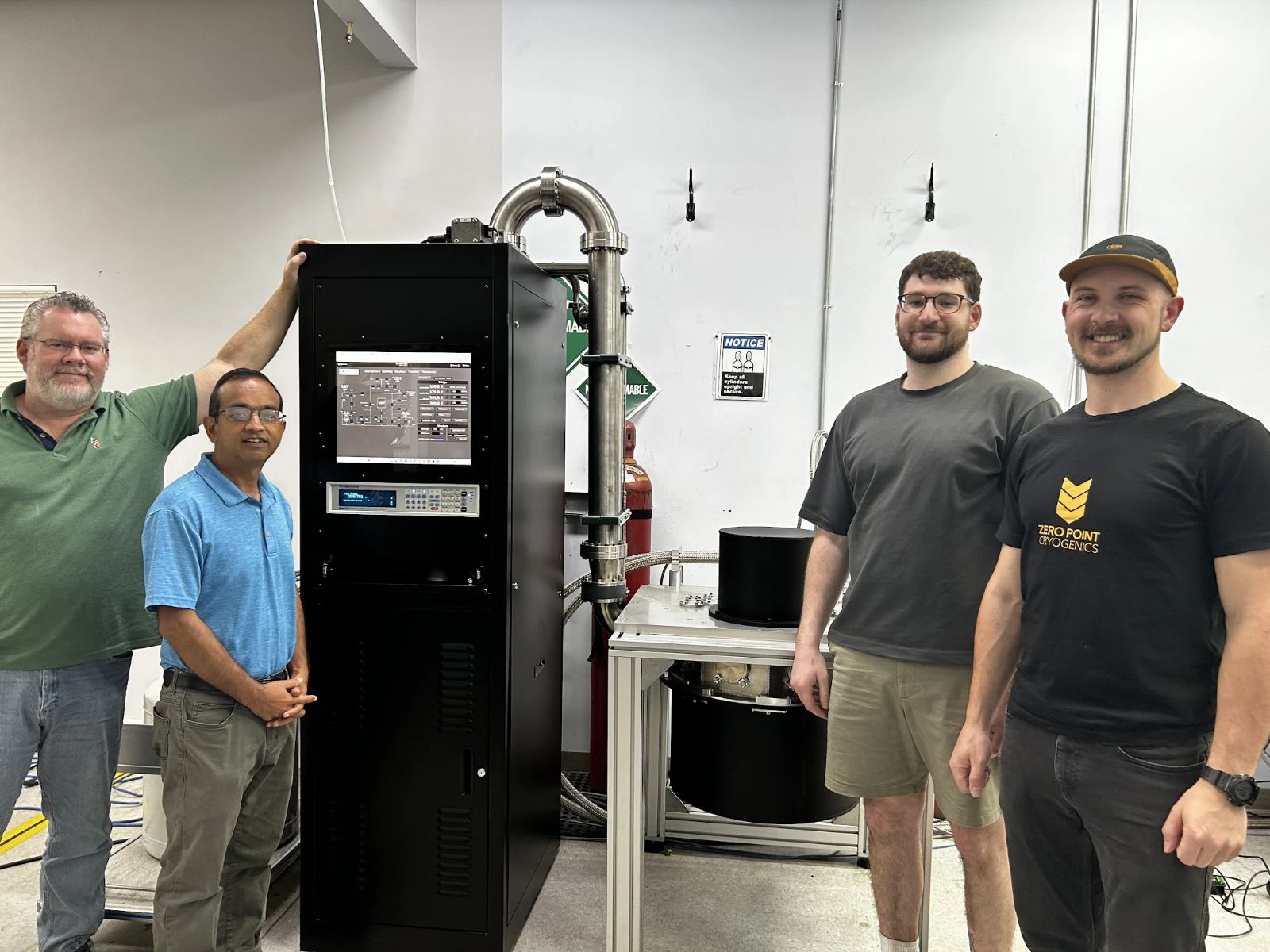 ZPC's customized Model I dilution refrigerator for Scientific Instruments