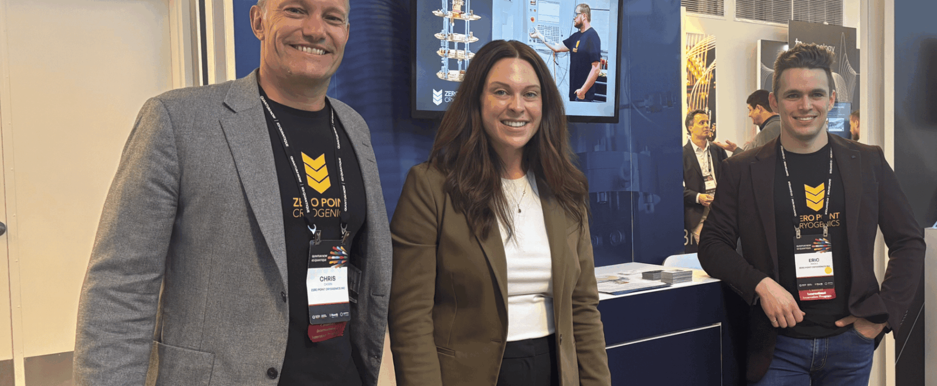 Zero Point Cryogenics' Booth at Quantum Now 2025