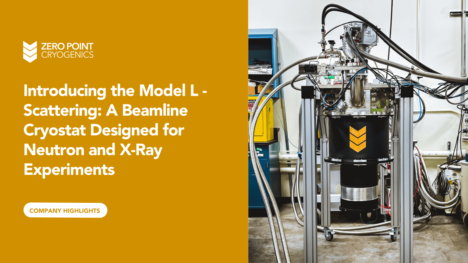 Introducing the Model L - Scattering A Beamline Cryostat Designed for Neutron and X-Ray Experiments