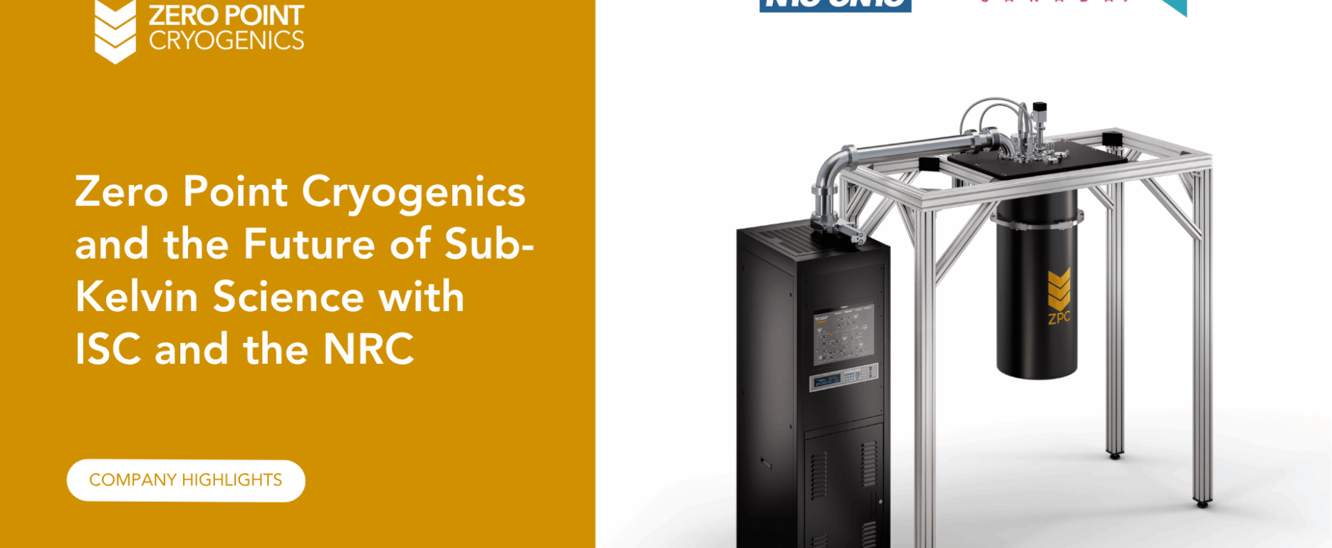 Zero Point Cryogenics and the Future of Sub-Kelvin Science with ISC and the NRC