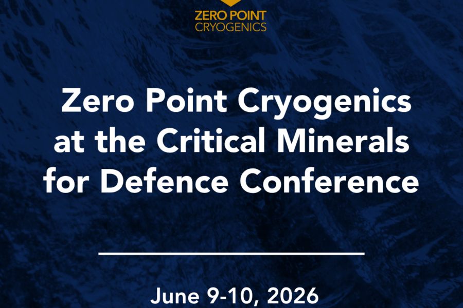 Zero Point Cryogenics at the Critical Minerals for Defence Conference