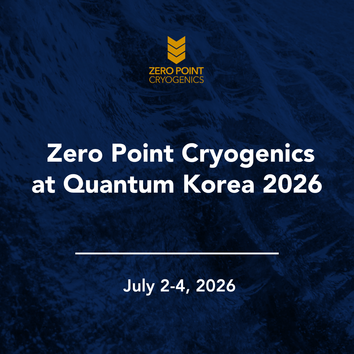 Zero Point Cryogenics at Quantum Korea 2026